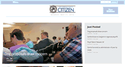 Desktop Screenshot of conejoscountycitizen.com